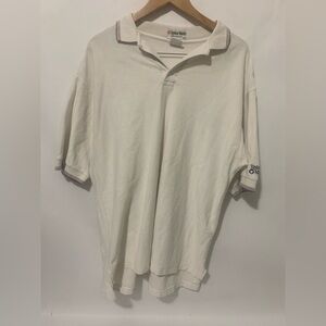 TaylorMade Vintage Men's Off-White Polo Shirt XXL